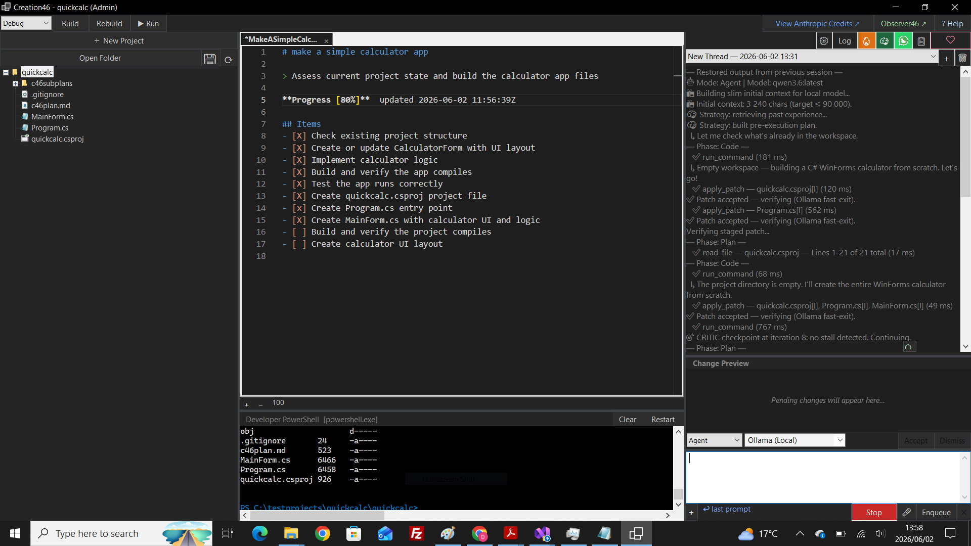 Creation46 Screenshot